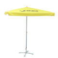 200Cm Real Steel Pole Big White Portable Parasol Outdoor Beach Umbrella Outdoor Heavy Duty